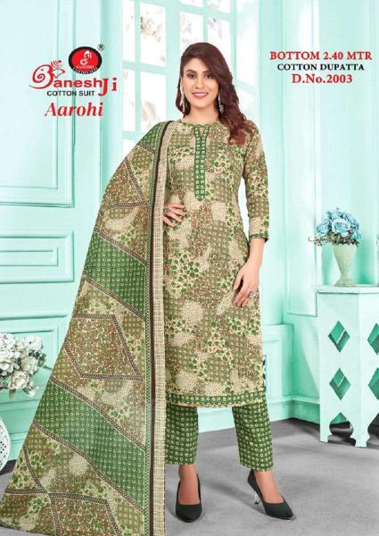 Ganeshji aarohi vol-2 wholesale dress material retailers in mumbai